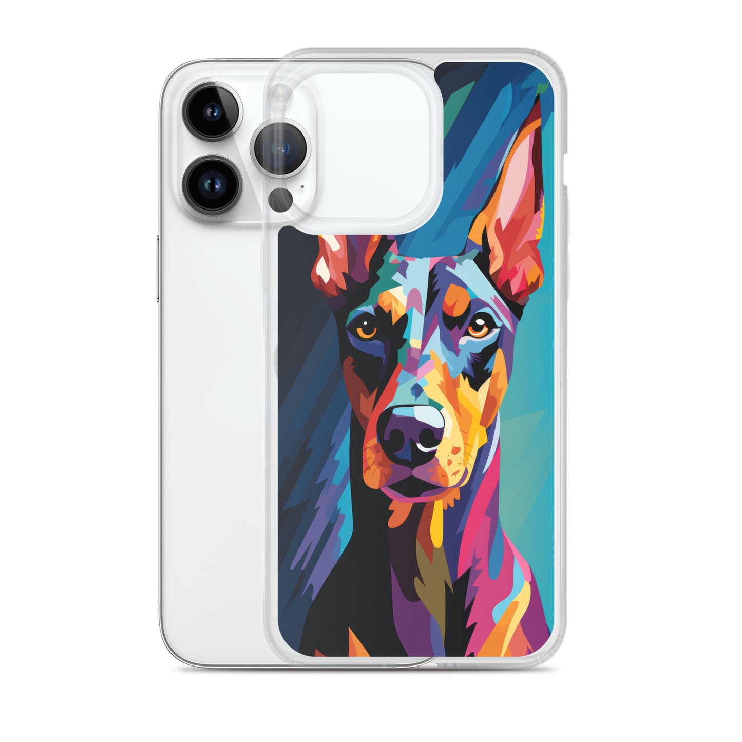 iPhone Case Painted Doberman Pinscher