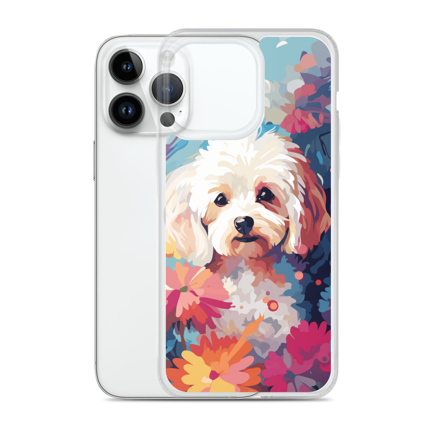 iPhone Case Painted Bichon Frise
