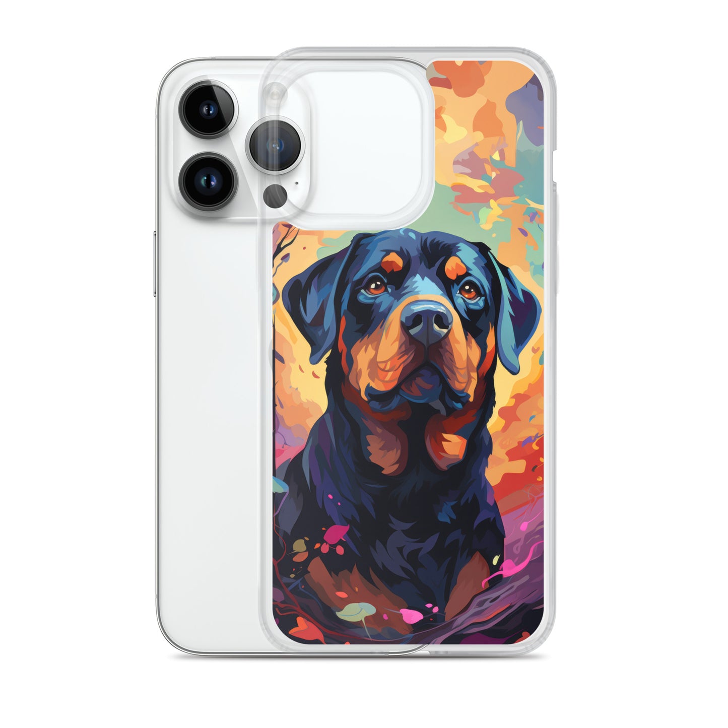 iPhone Case Painted Rottweiler
