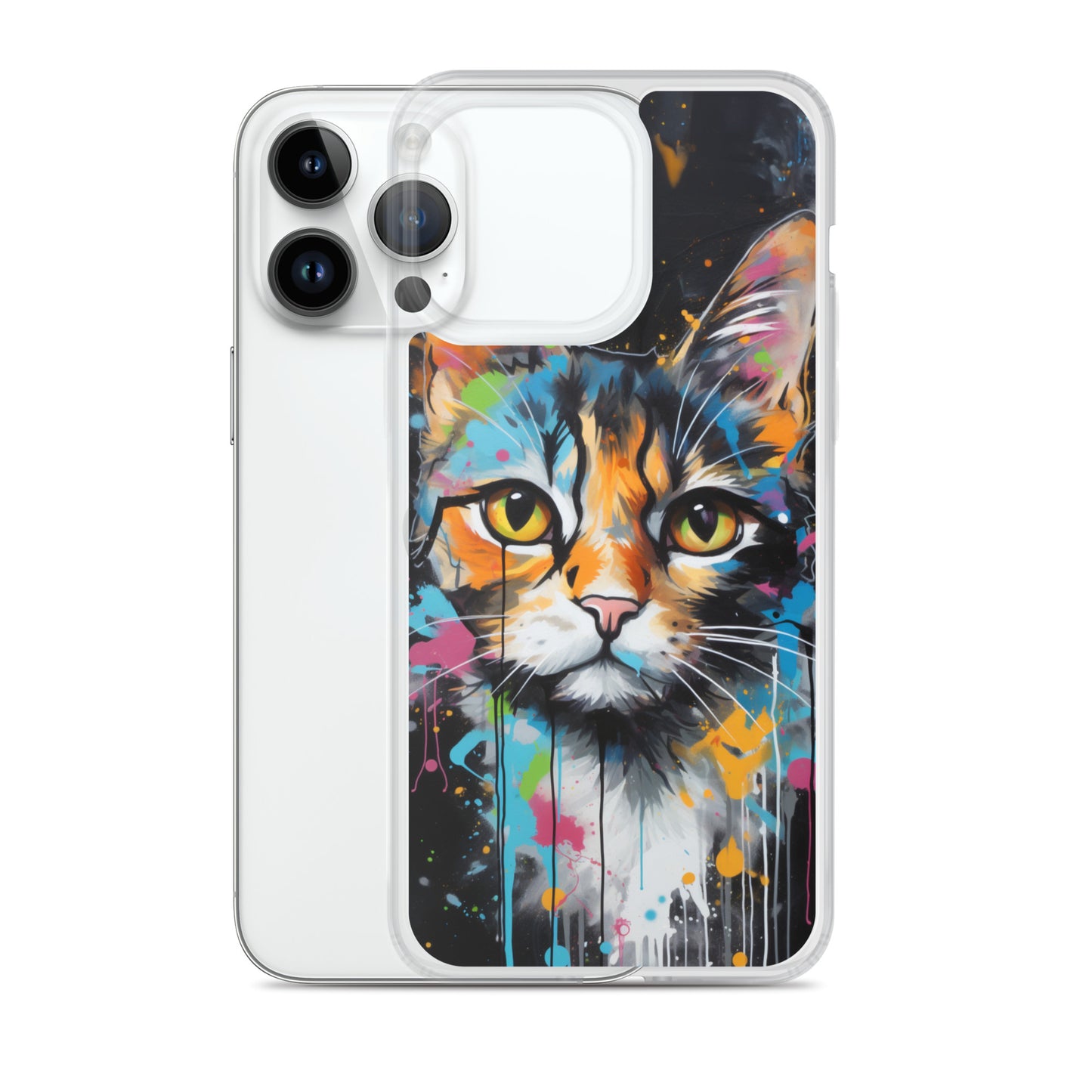 Graffiti Calico Cat iPhone Case