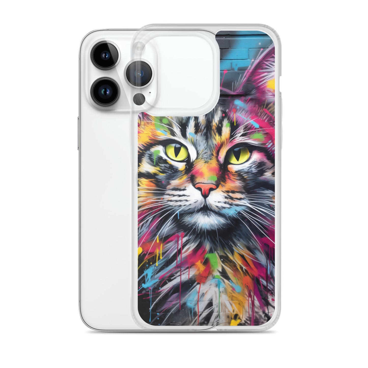 Graffiti Cat iPhone Case