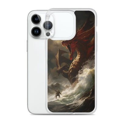 Dragon Battle iPhone Case