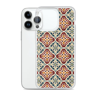 iPhone Case Classic Encaustic Tile Red