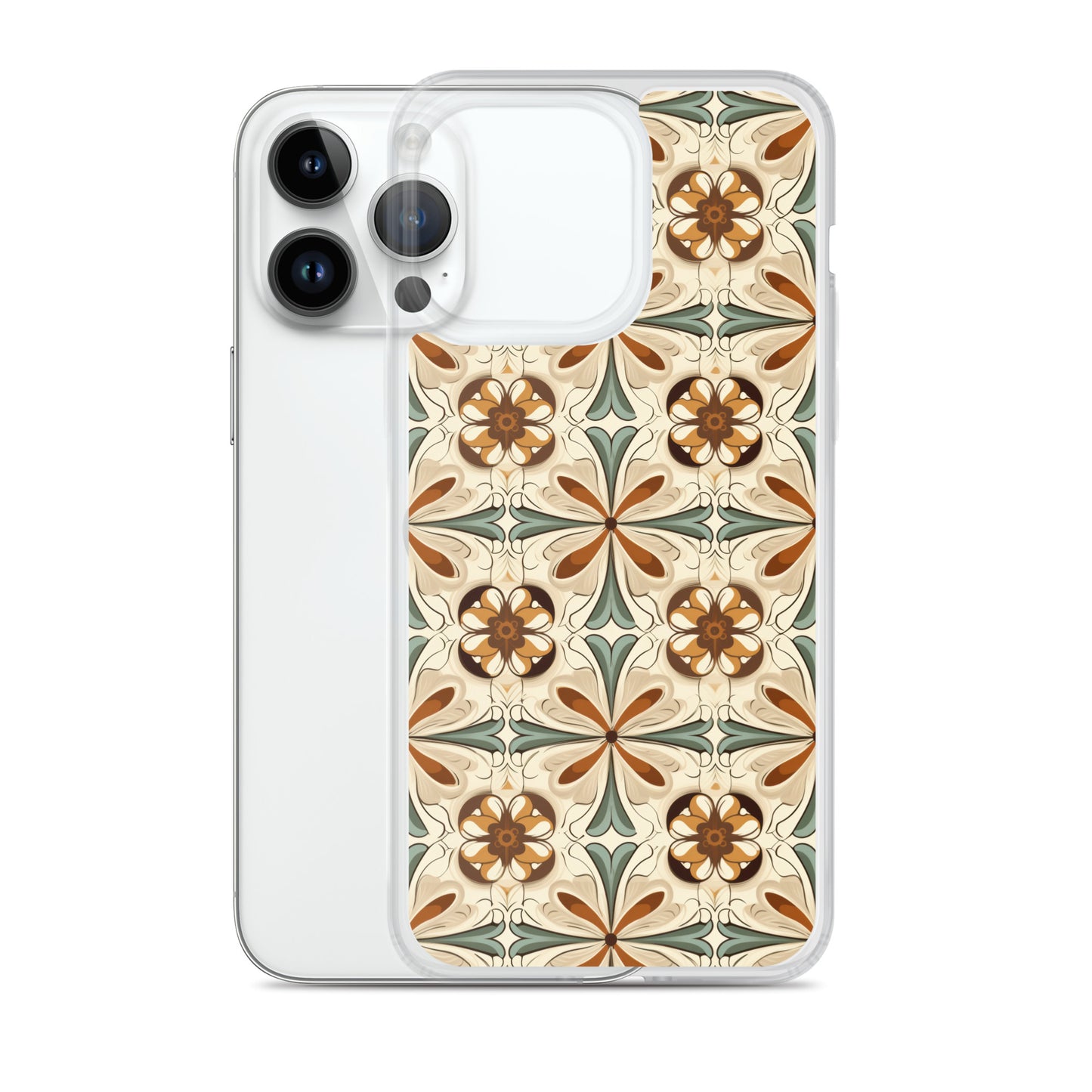 iPhone Case Ornate Leaves Tile