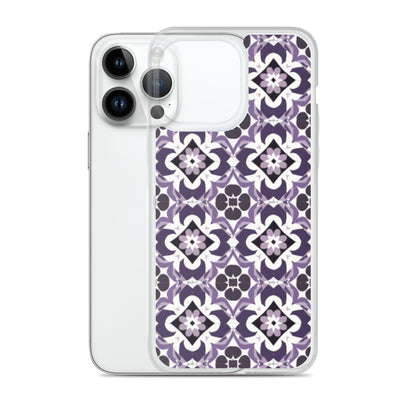 iPhone Case Purple Moroccan Style Tile