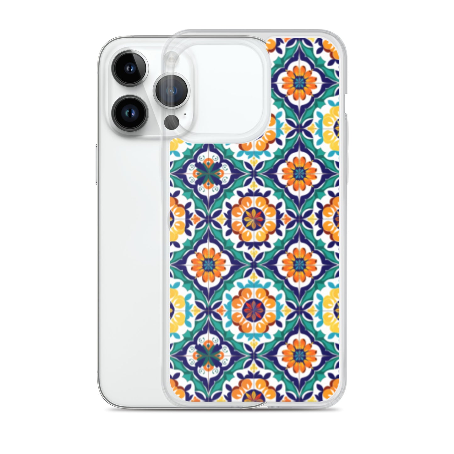 iPhone Case Talavera Tiles Green and Blue