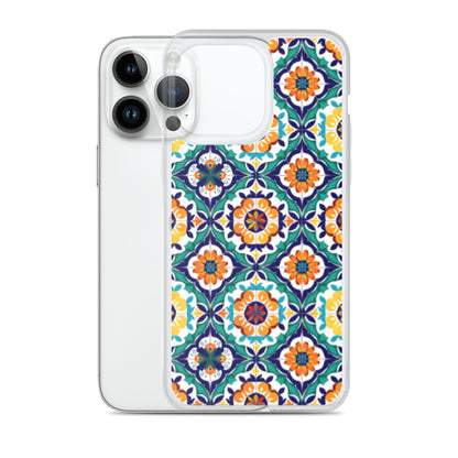 iPhone Case Talavera Tiles Green and Blue