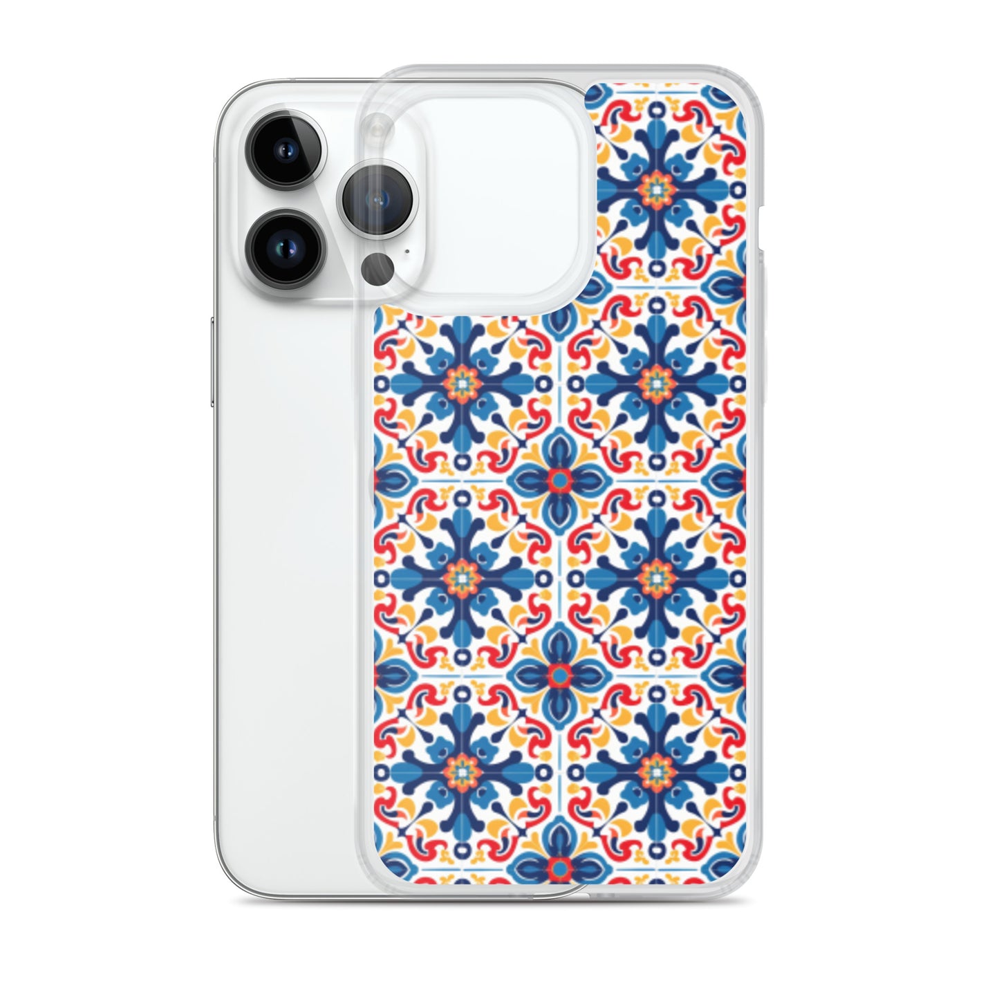 iPhone Case Talavera Tiles Blue and Red