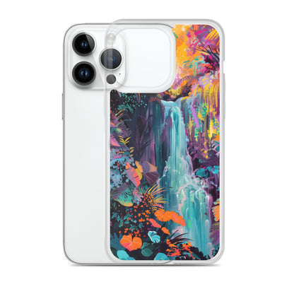 iPhone Case Vibrant Tropical Jungle Waterfall