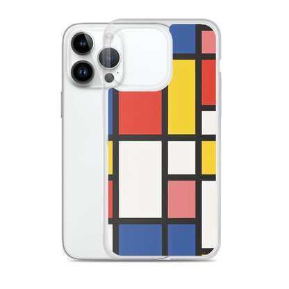 iPhone Case Colorful De Stijl