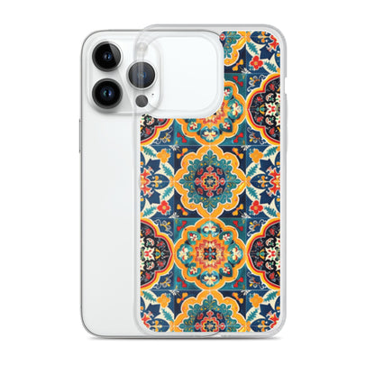 iPhone Case Colorful Armenian Ceramic Tiles
