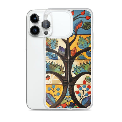 iPhone Case Colorful Tile Tree