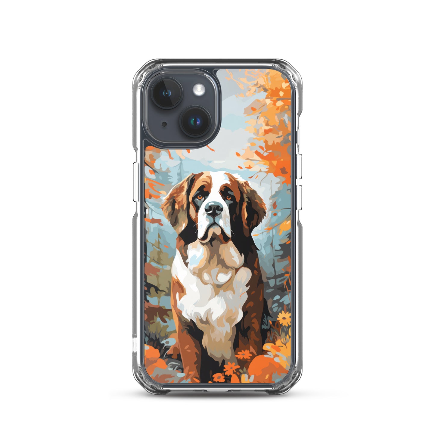 iPhone Case Painted St. Bernard