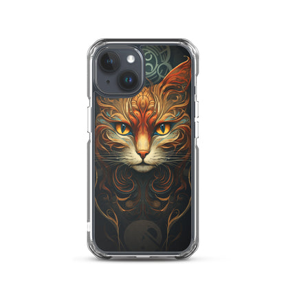Art Nouveau Cat #2 iPhone Case