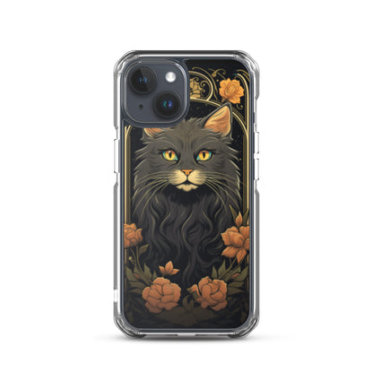 Art Nouveau Cat iPhone Case