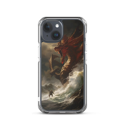 Dragon Battle iPhone Case