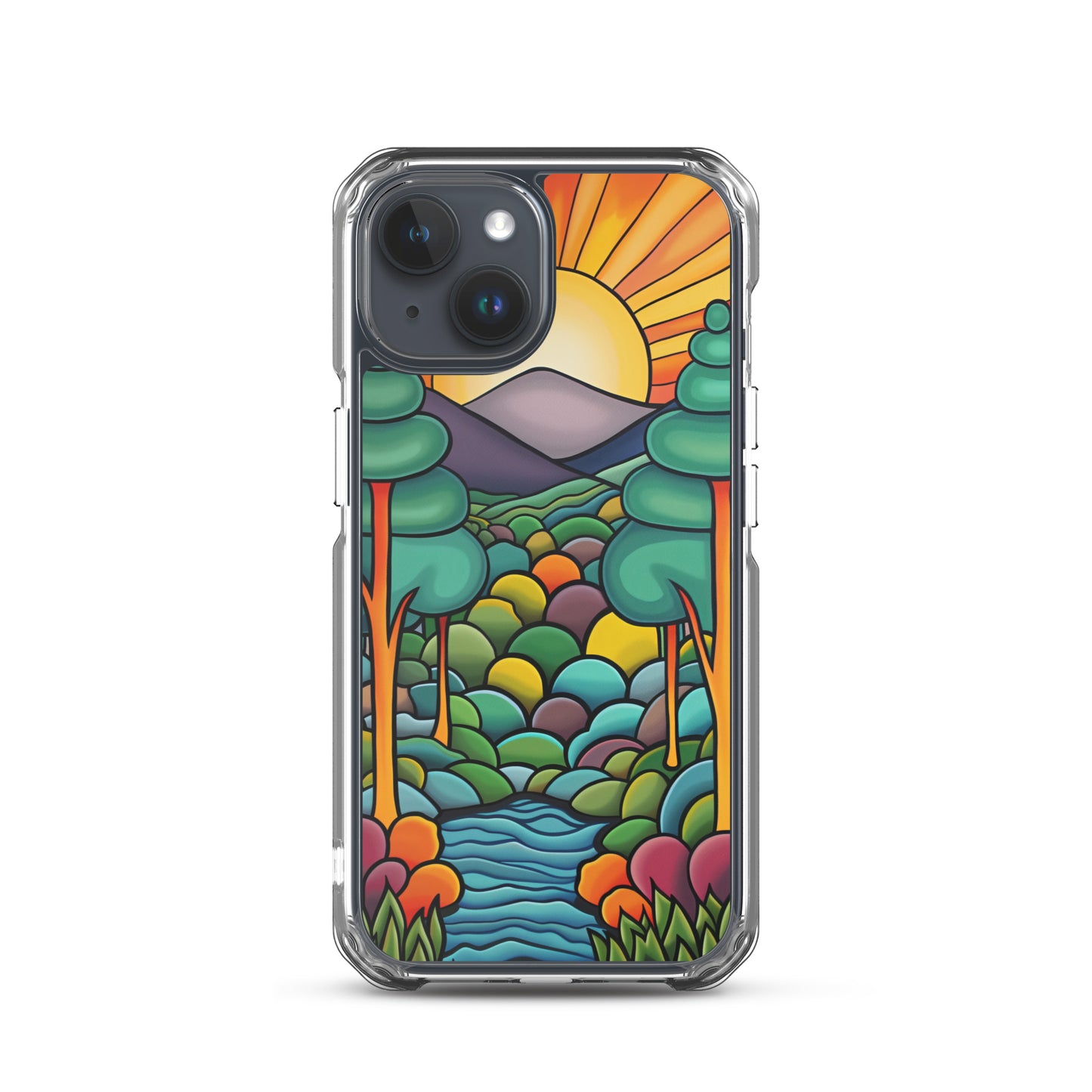 iPhone Case Arkley Sunrise over Mountains and Forest