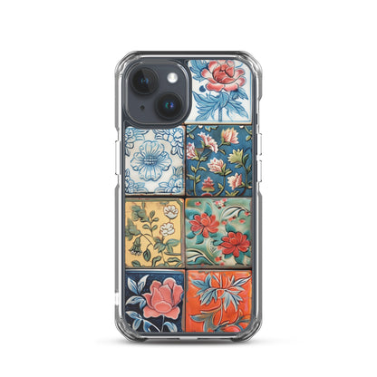 iPhone Case Colorful Majolilca Tiles