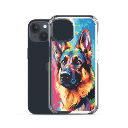 iPhone Case Painted German Shepherd