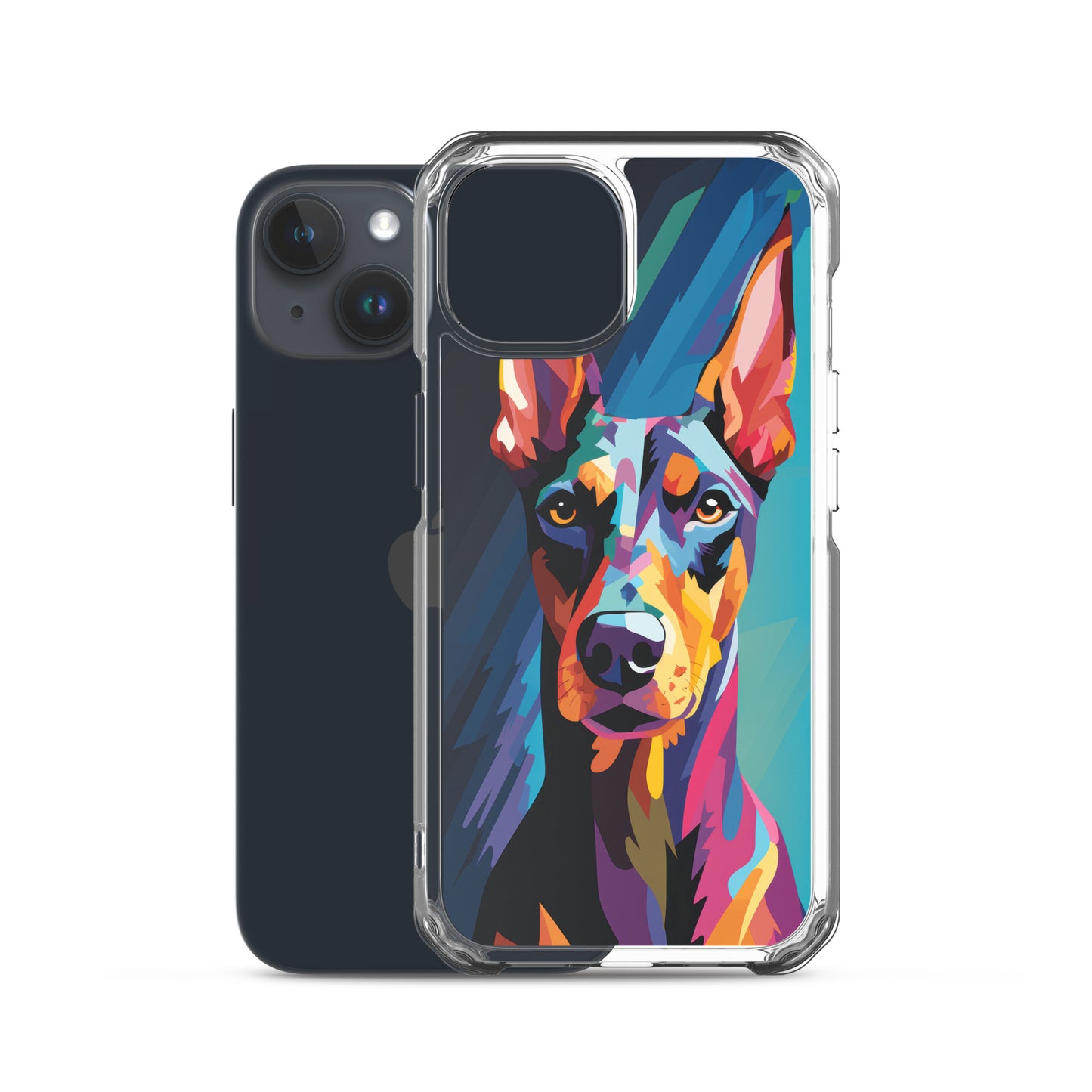 iPhone Case Painted Doberman Pinscher