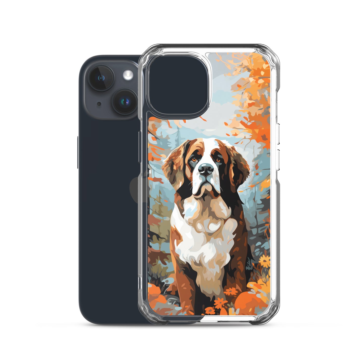 iPhone Case Painted St. Bernard