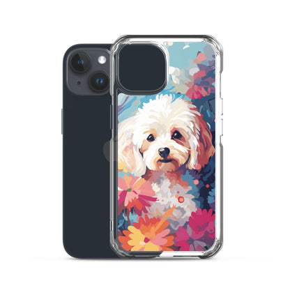 iPhone Case Painted Bichon Frise