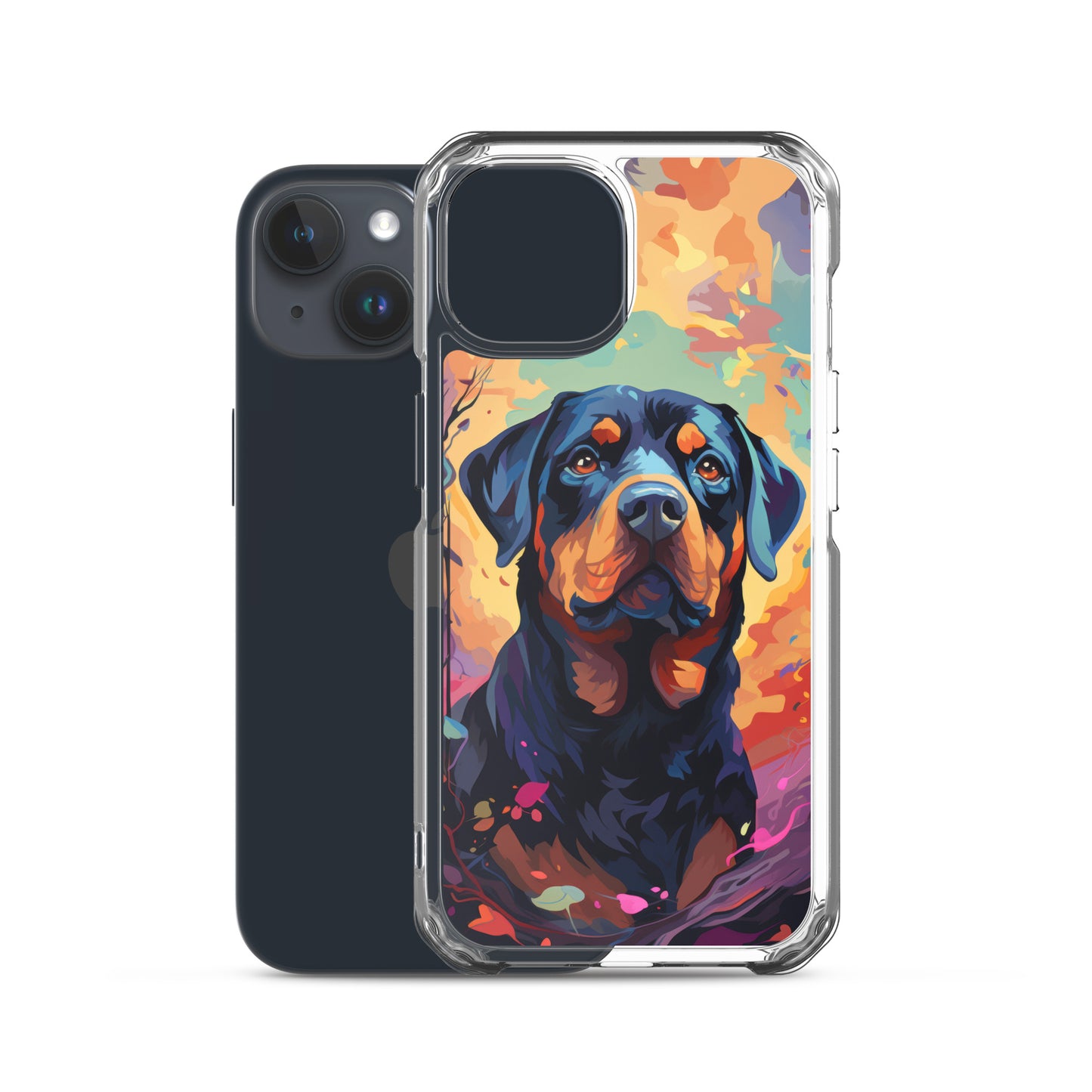iPhone Case Painted Rottweiler