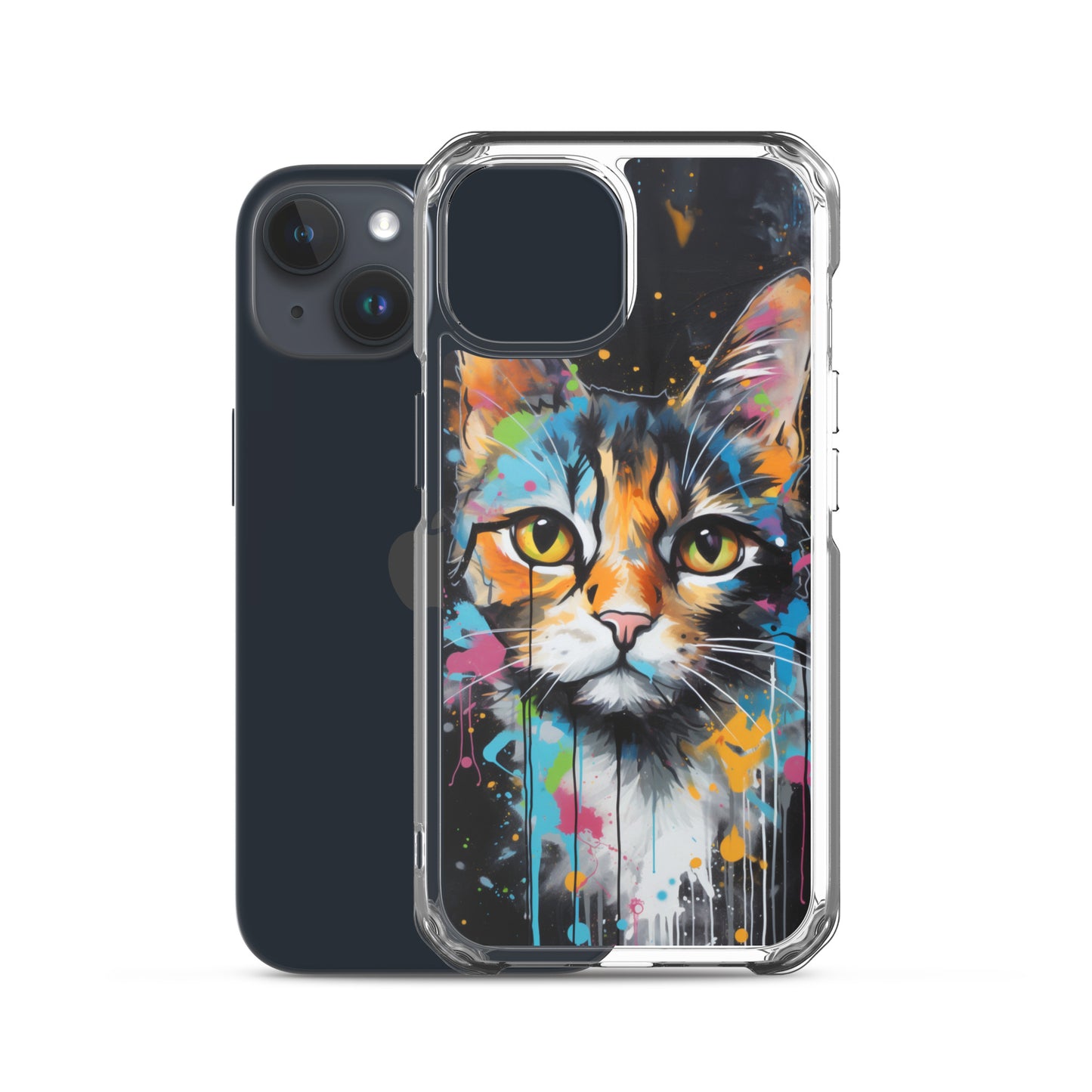 Graffiti Calico Cat iPhone Case