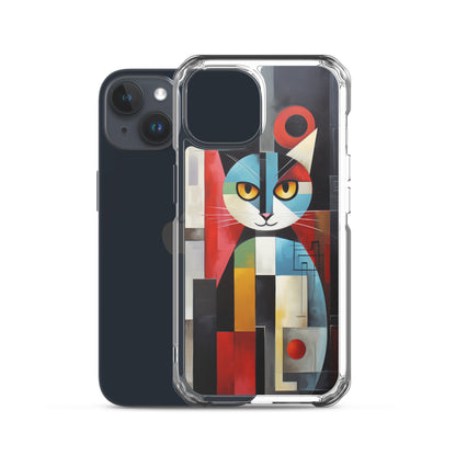 Bauhaus Kitty Cat iPhone Case