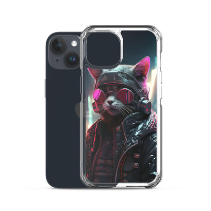 Cyberpunk Kitty Cat iPhone Case