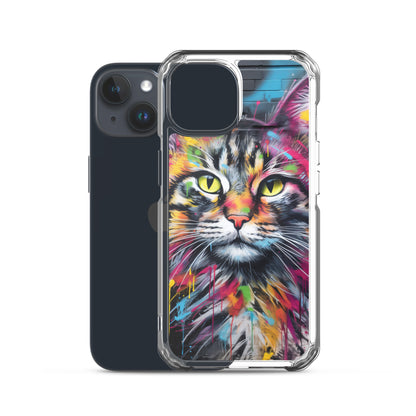 Graffiti Cat iPhone Case