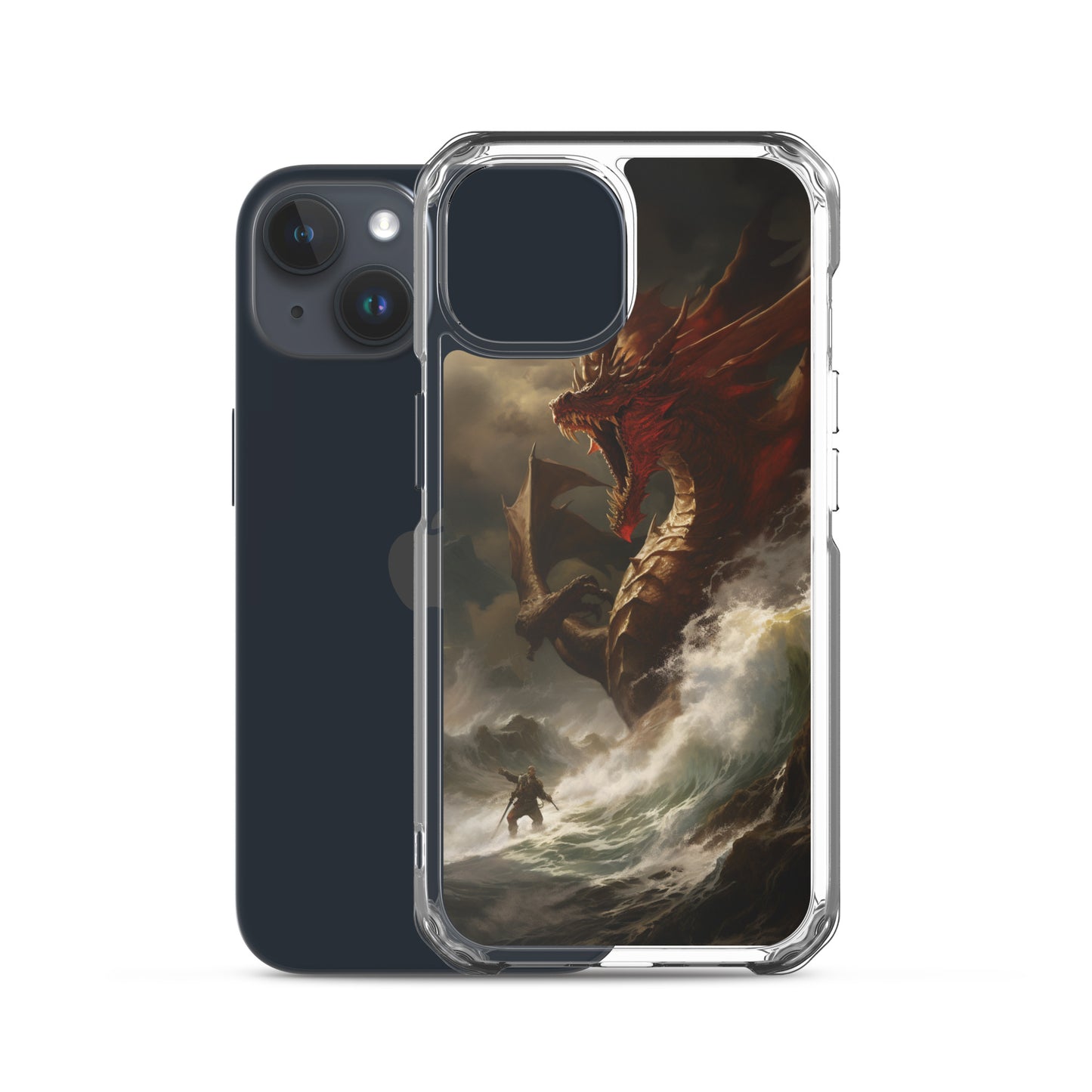 Dragon Battle iPhone Case