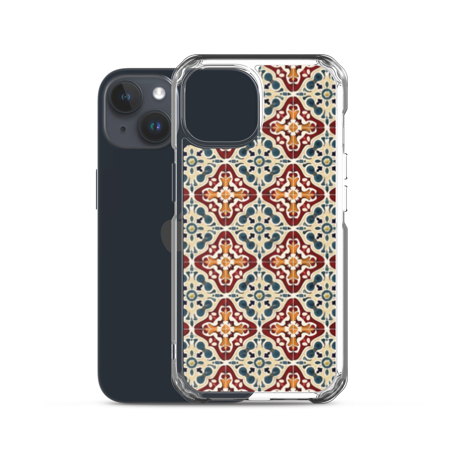 iPhone Case Classic Encaustic Tile Red