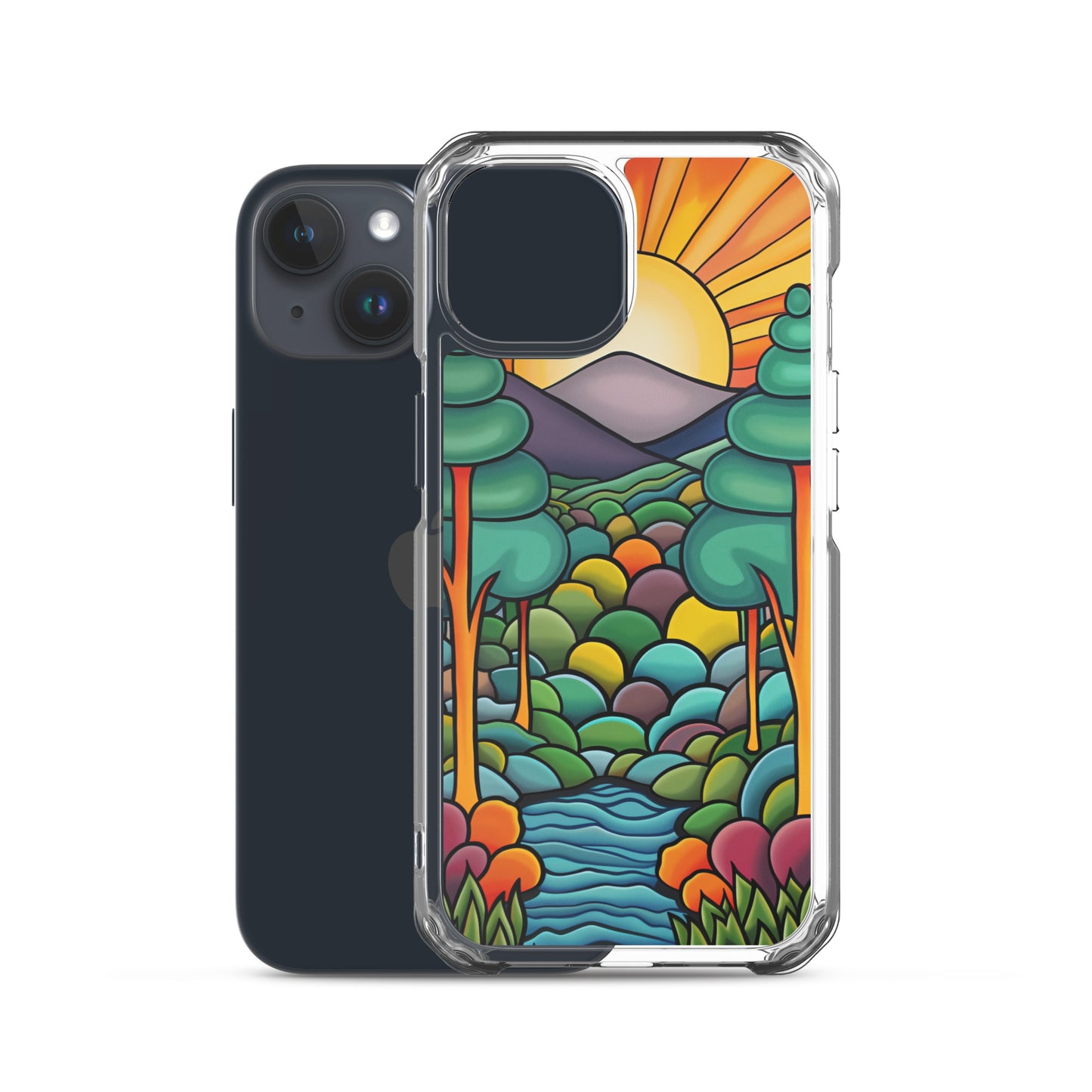 iPhone Case Arkley Sunrise over Mountains and Forest