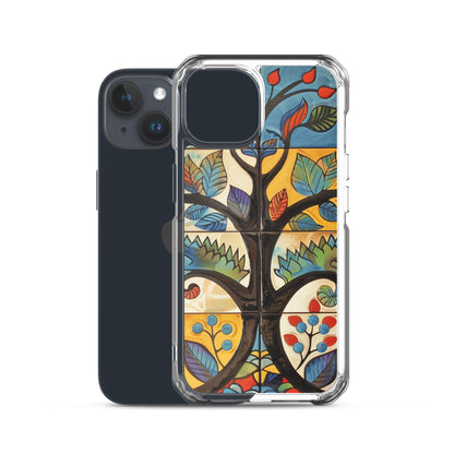 iPhone Case Colorful Tile Tree