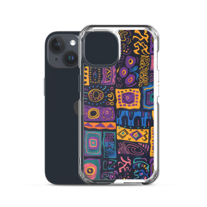 iPhone Case Colorful Yemanja Pattern