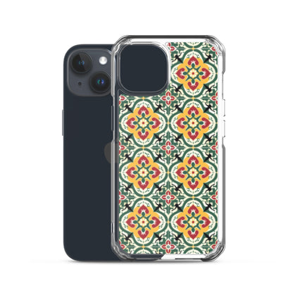 iPhone Case Colorful Traditional Maltese Cement Tile Pattern