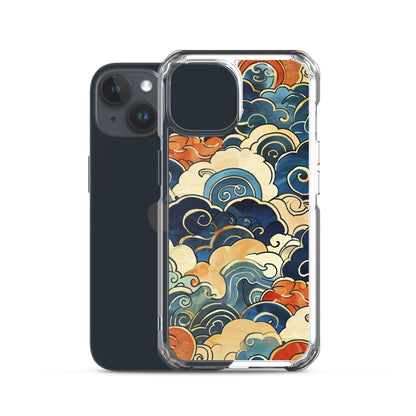 iPhone Case Stylized Clouds