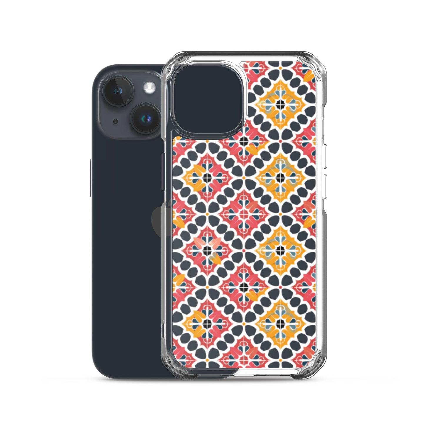 iPhone Case Colorful Spanish Quatrefoil Pattern