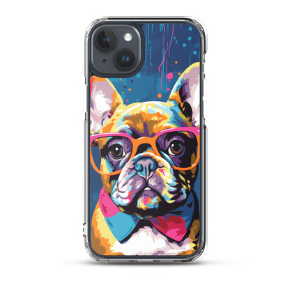 iPhone Case Painted Stylish French Bulldog