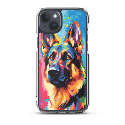 iPhone Case Painted German Shepherd