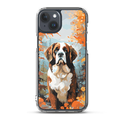 iPhone Case Painted St. Bernard