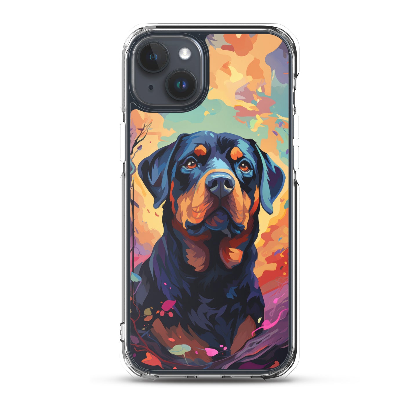 iPhone Case Painted Rottweiler