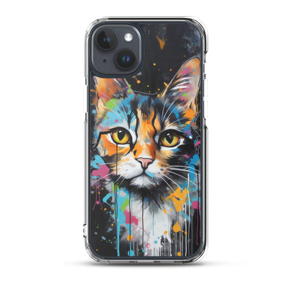 Graffiti Calico Cat iPhone Case