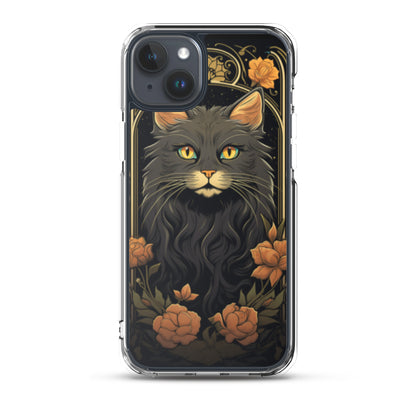 Art Nouveau Cat iPhone Case