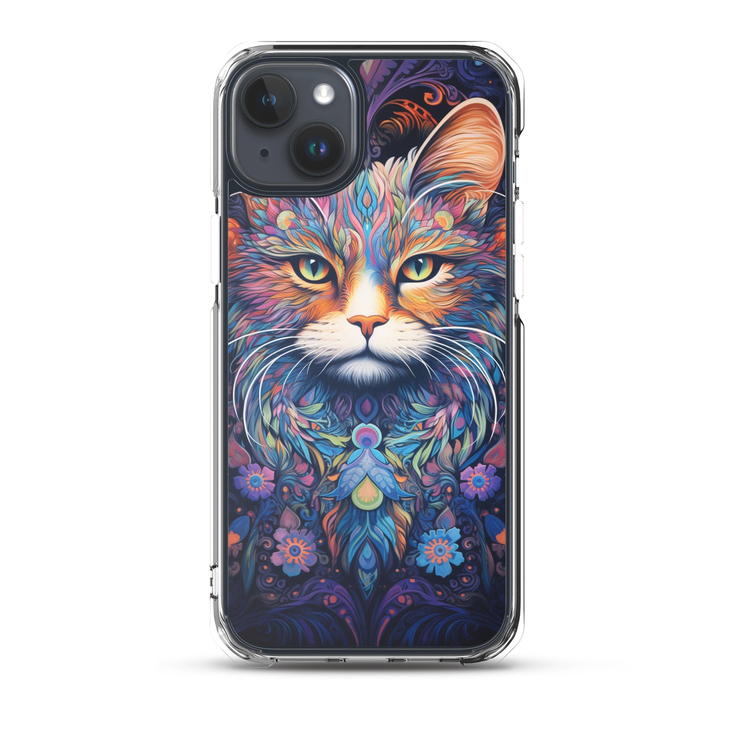 Psychedelic Cat #2 iPhone Case