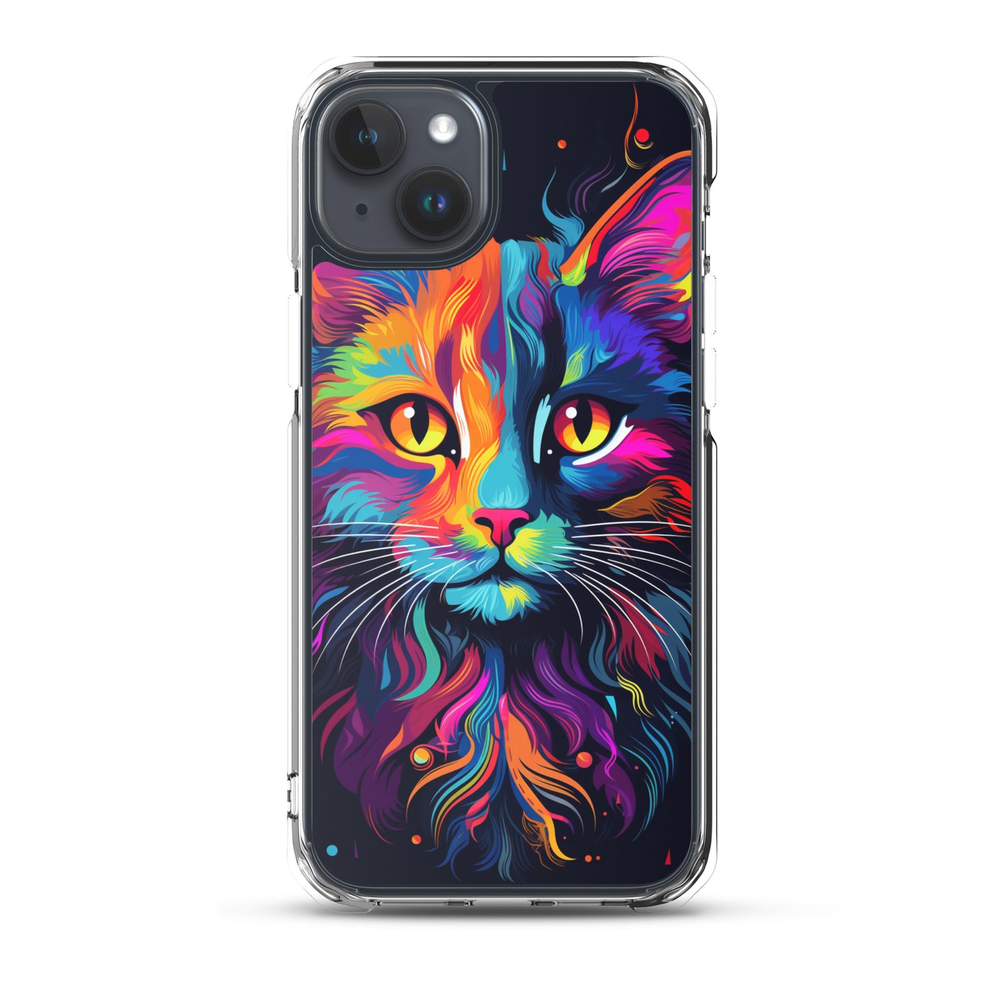 Day Glo Cat iPhone Case