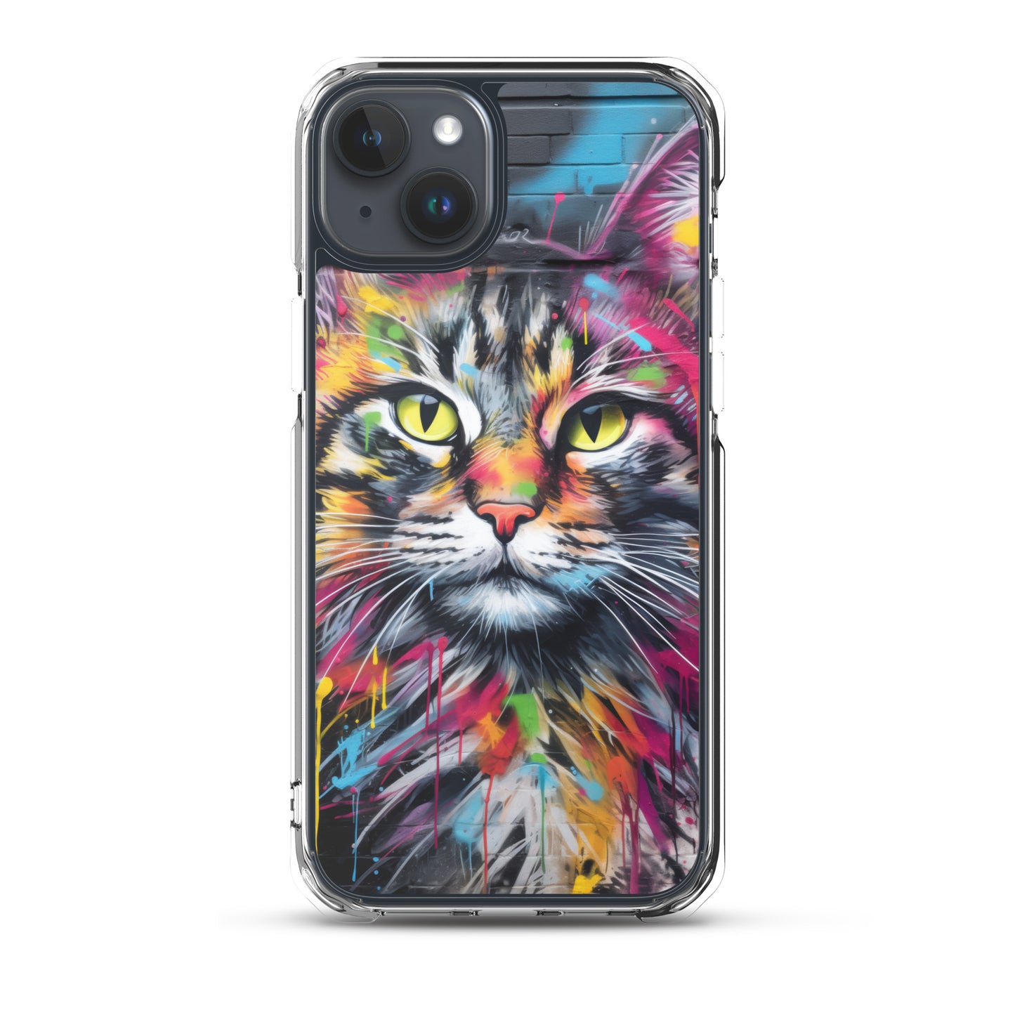 Graffiti Cat iPhone Case