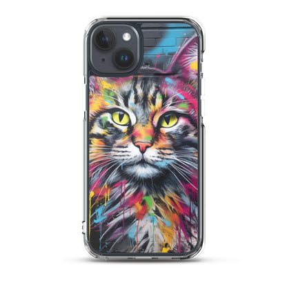 Graffiti Cat iPhone Case