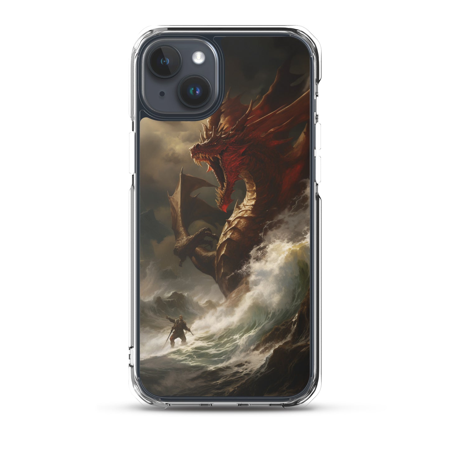 Dragon Battle iPhone Case